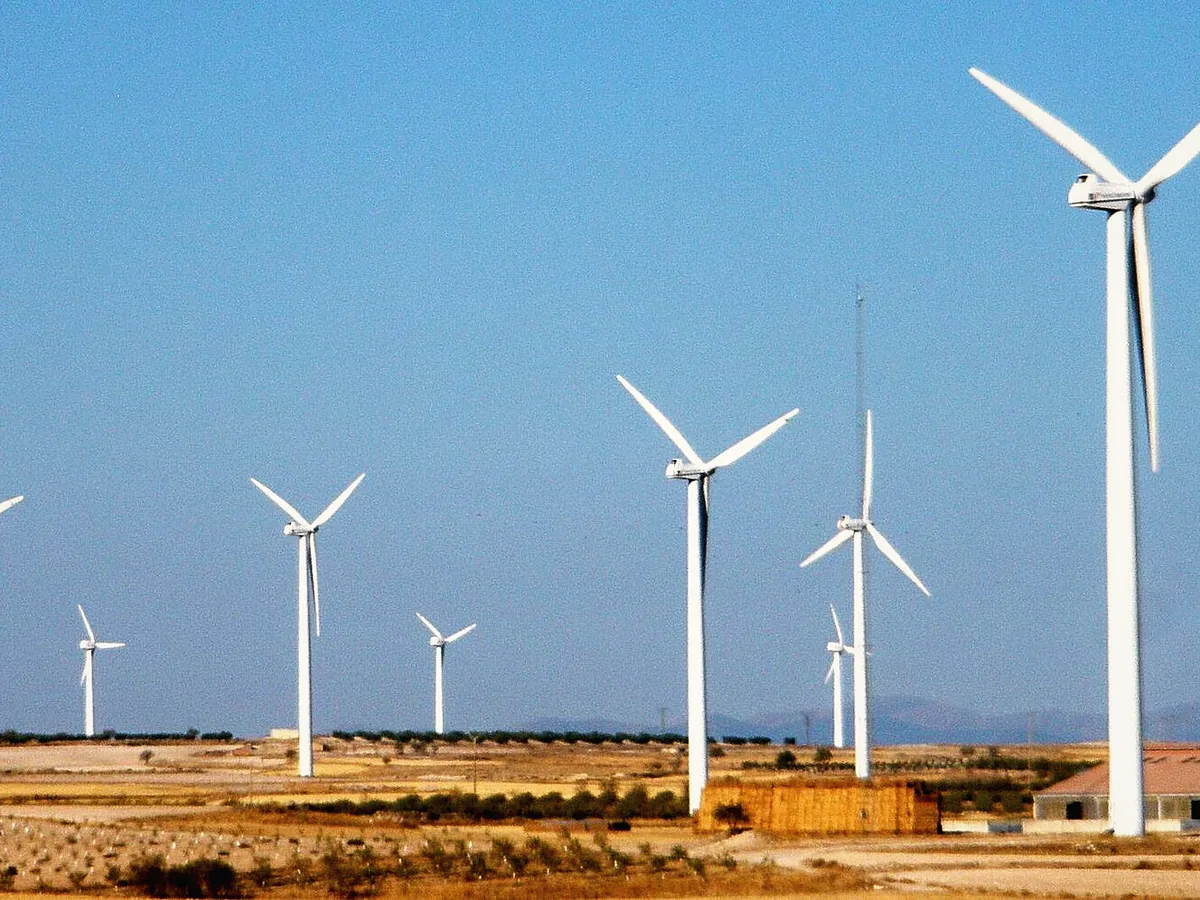 Aerogeneradores en La Muela