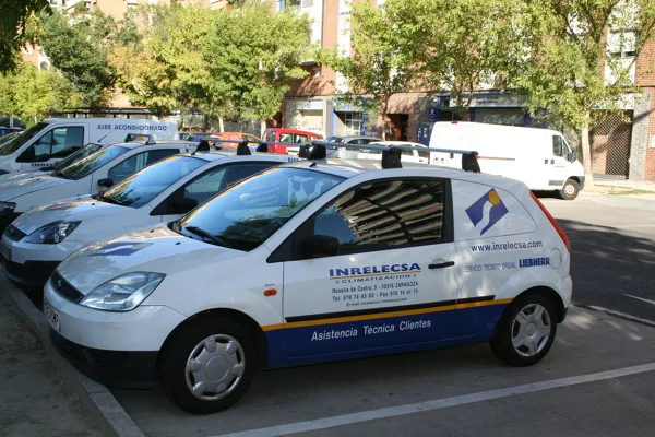 Vehículos de asistencia técnica de INRELECSA, Servicio Técnico Oficial Liebherr en Zaragoza